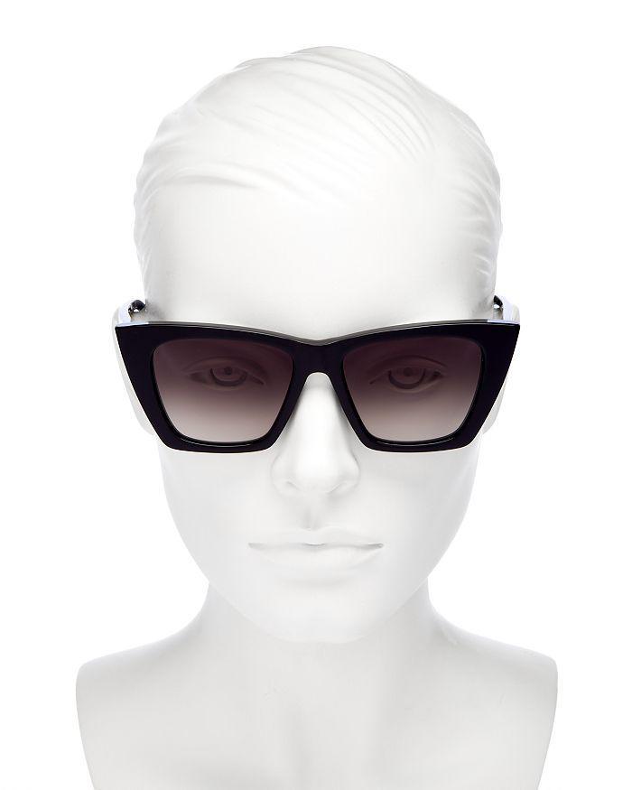 商品Alexander McQueen|Women's Cat Eye Sunglasses, 54mm,价格¥2239,第4张图片详细描述