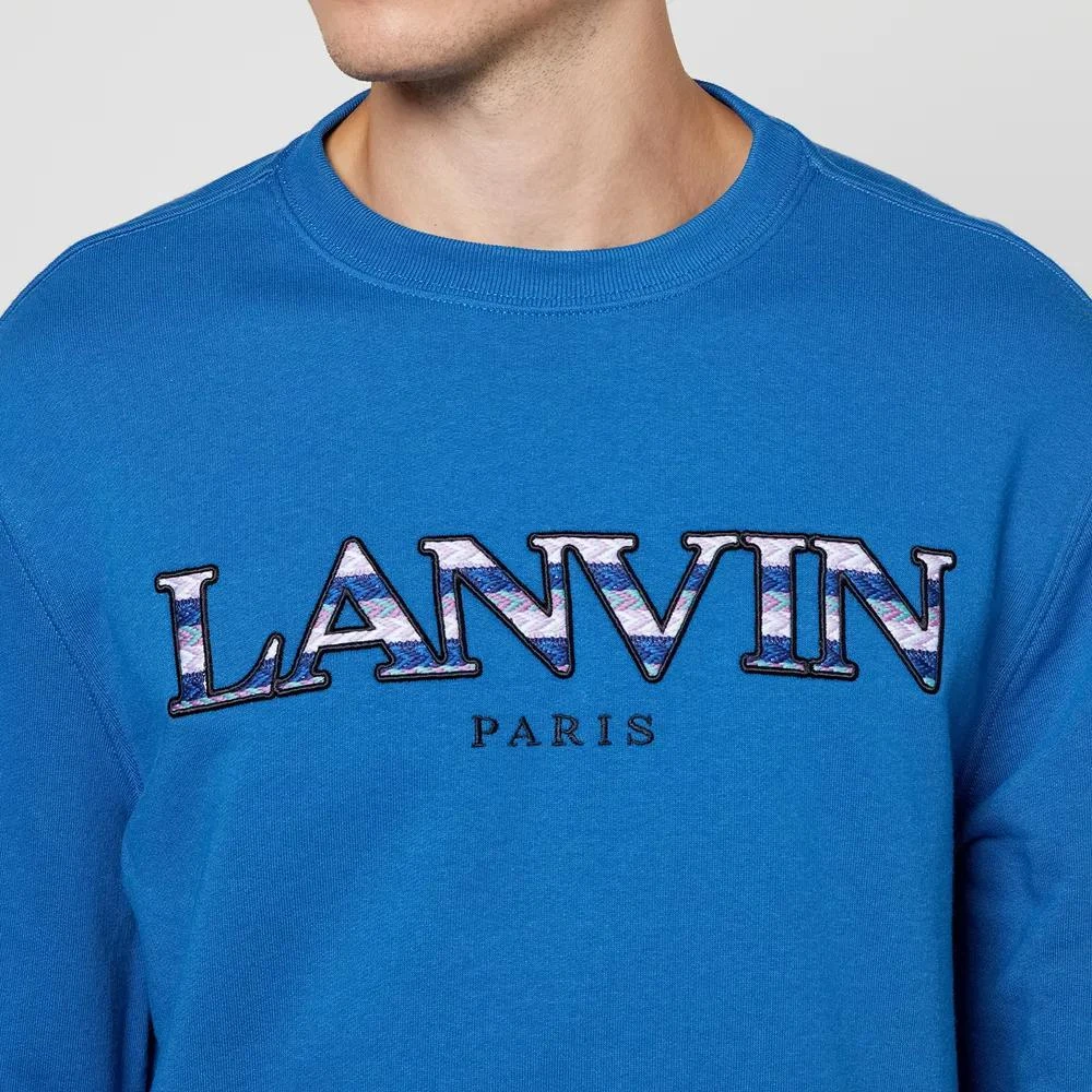 商品Lanvin|Lanvin Curb Cotton-Jersey Sweatshirt,价格¥2202,第4张图片详细描述