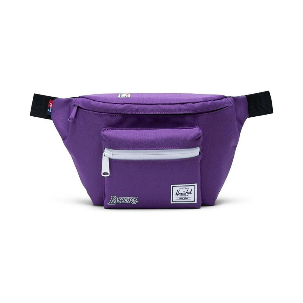 商品Herschel Supply|Women's Gold-Tone,Purple Los Angeles Lakers Seventeen Hip Pack,价格¥297,第1张图片