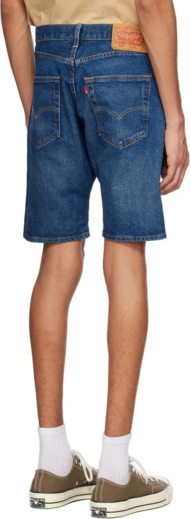 商品Levi's|Blue 501 Hemmed Shorts,价格¥155,第3张图片详细描述