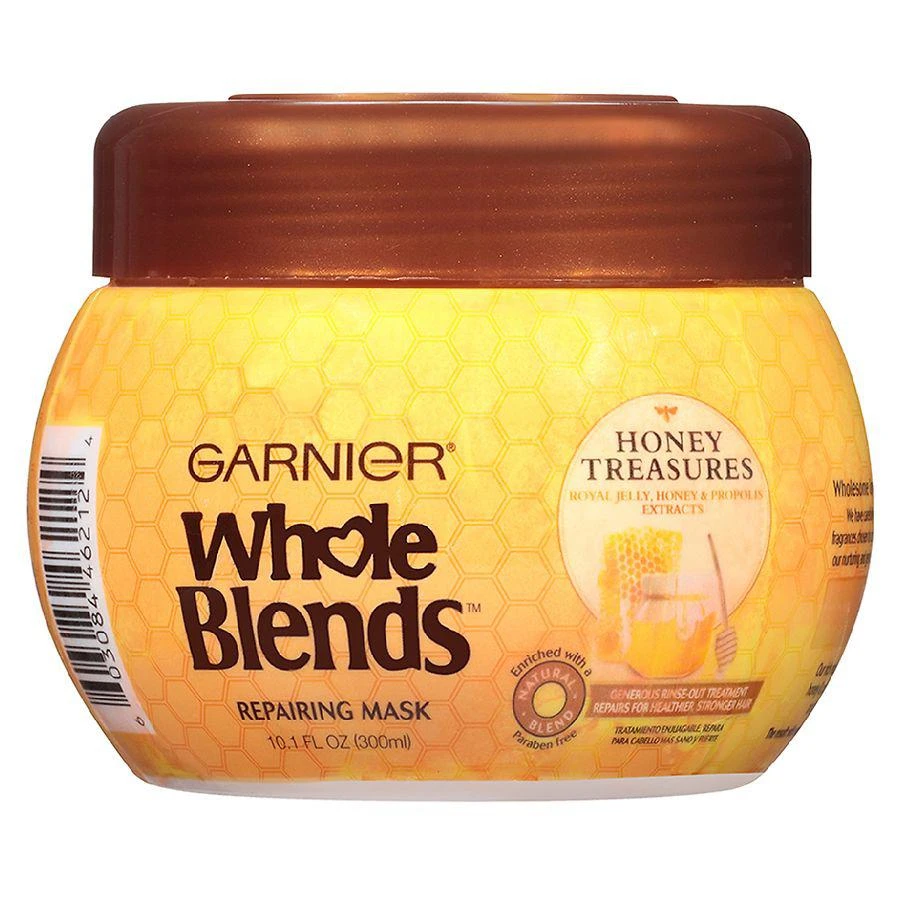 商品Garnier Whole Blends|Repairing Hair Mask Honey Treasures, For Damaged Hair,价格¥67,第1张图片