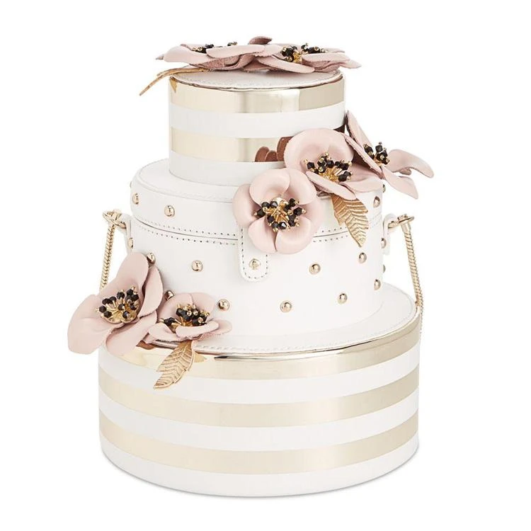 商品Kate Spade|Wedding Belles Wedding Flower Cake Mini Clutch,价格¥1974,第1张图片