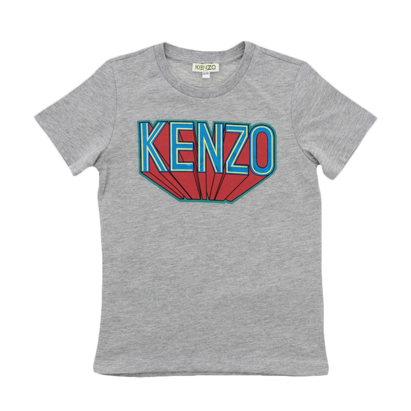 Kenzo 高田贤三 童装短体恤 KP10638-GREY商品第1张图片规格展示