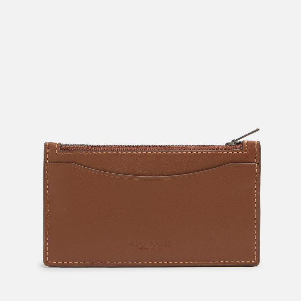 Coach Men's Zip Card Case in Smooth Leather商品第1张图片规格展示