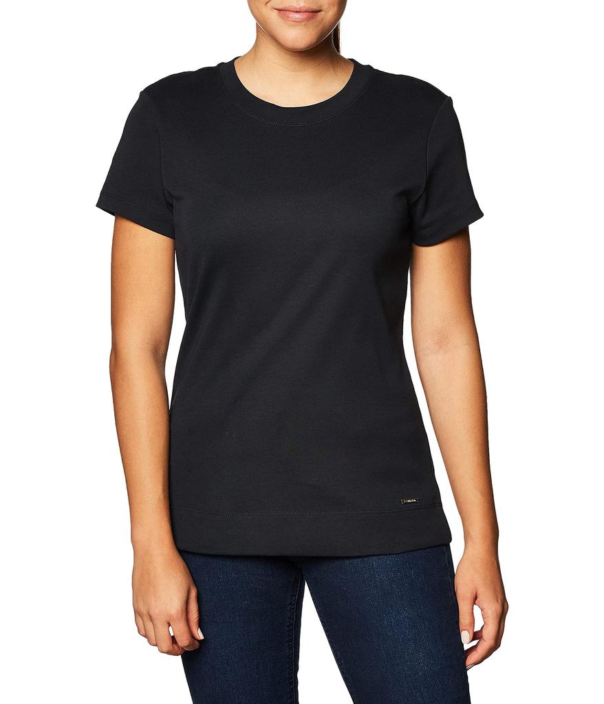 Women's 100% Cotton Crew Neck T-Shirt商品第1张图片规格展示