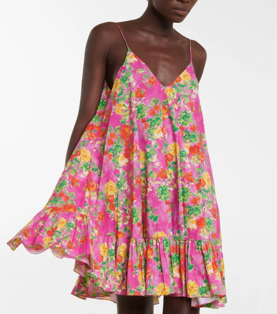 商品CAROLINE CONSTAS|Laurel floral minidress,价格¥2208,第5张图片详细描述