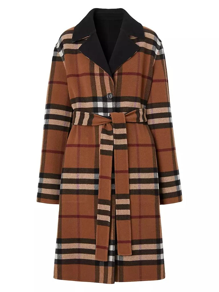 商品Burberry|Dorea Belted Reversible Coat,价格¥26430,第2张图片详细描述