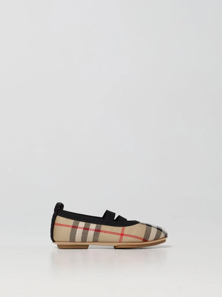 商品Burberry|Burberry cotton ballet flat with check pattern,价格¥1251,第1张图片