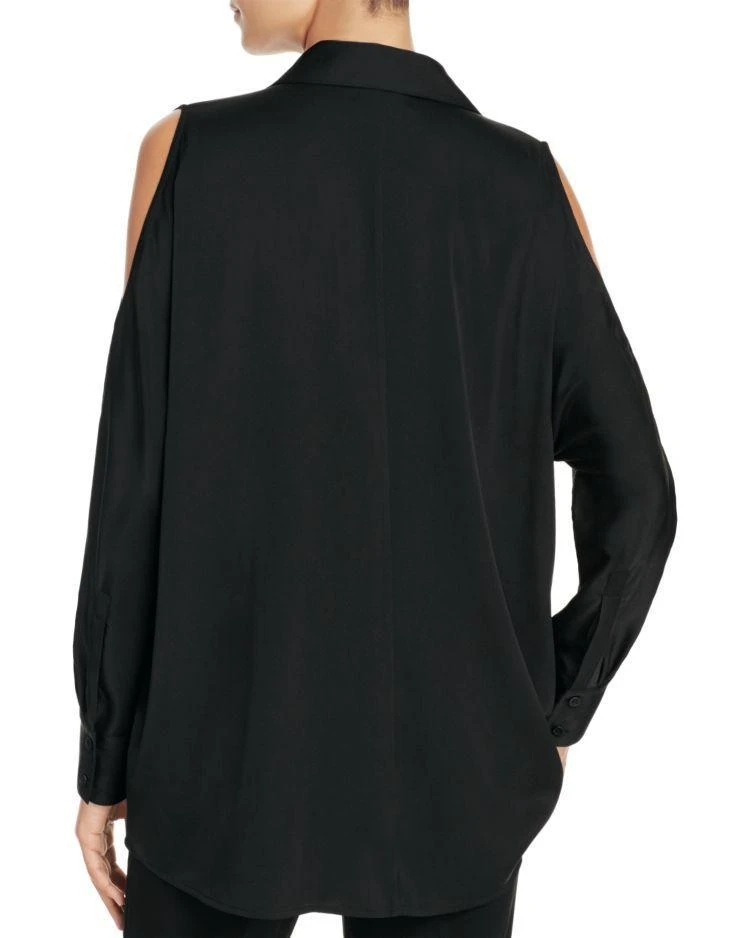 商品DKNY|Cold Shoulder Silk Blouse - 100% Exclusive,价格¥767,第2张图片详细描述