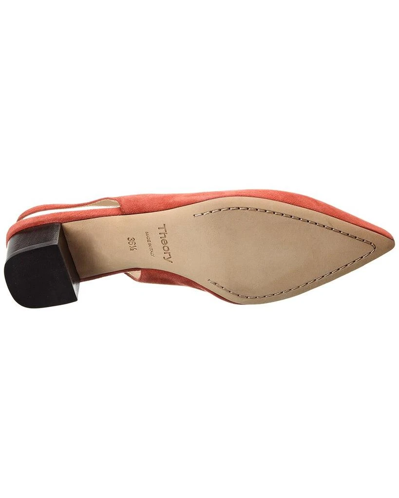商品Theory|Theory Block Suede Slingback Pump,价格¥560,第1张图片