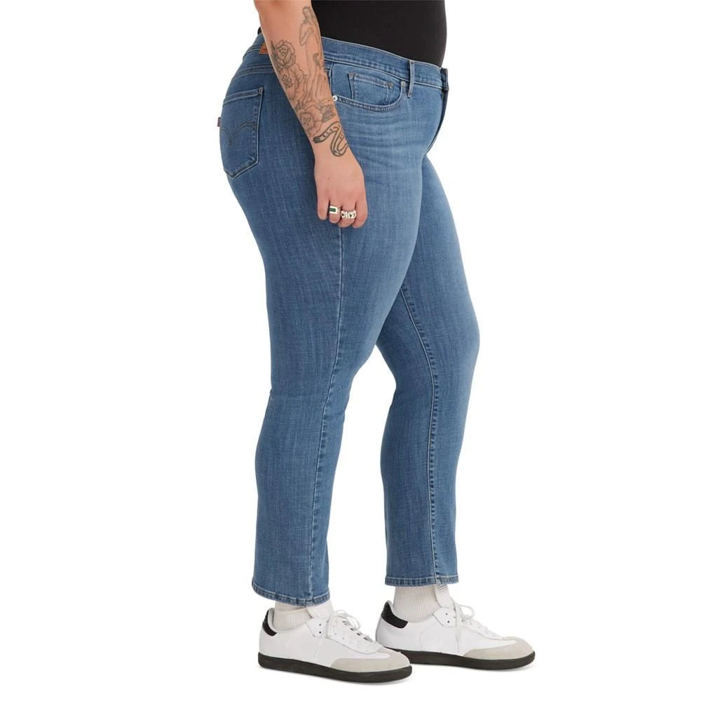 商品Levi's|Trendy Plus Size Classic Straight Leg Jeans,价格¥395,第3张图片详细描述