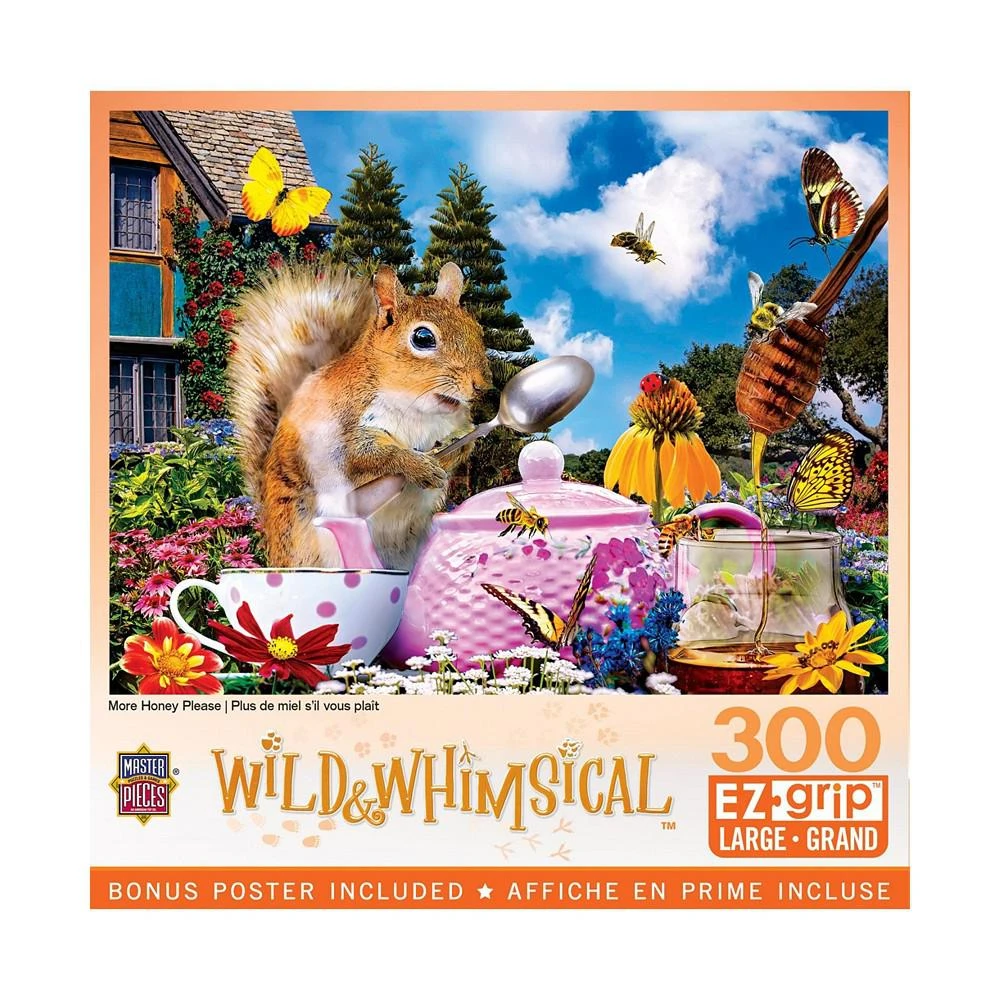 商品MasterPieces Puzzles|Wild & Whimsical - More Honey Please 300 Piece Adult Jigsaw Puzzle,价格¥149,第2张图片详细描述