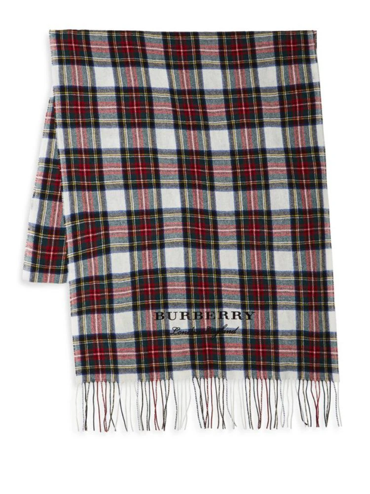 商品Burberry|Oversized Cashmere Tartan Wrap,价格¥4462,第2张图片详细描述