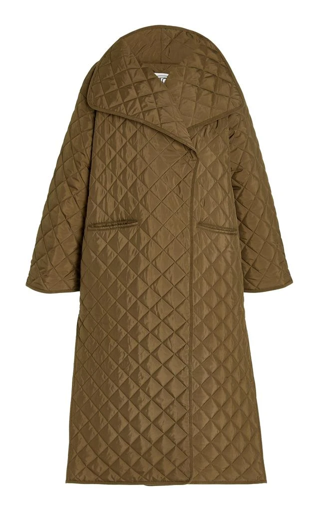 商品Totême|Toteme - Women's Signature Quilted Coat - Green - S - Moda Operandi,价格¥3202,第1张图片