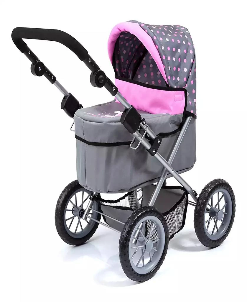 商品Bayer Design|Dolls Grey, Pink, Dots Trendy Pram,价格¥300,第5张图片详细描述