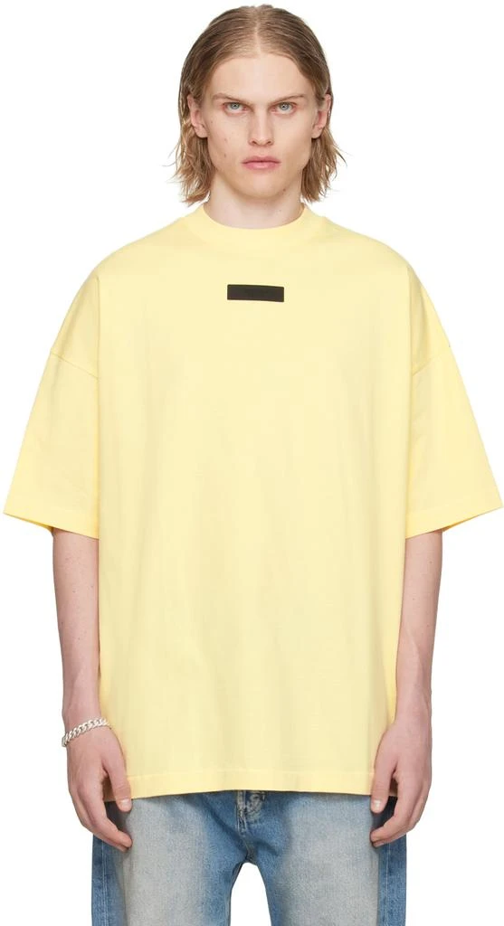 商品Essentials|Yellow Crewneck T-Shirt,价格¥332,第1张图片