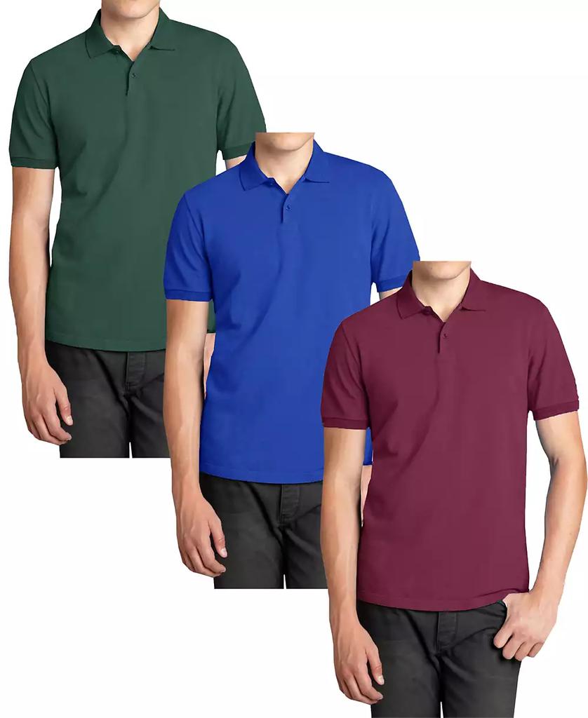 Мужские поло-рубашки с коротким рукавом из пике Galaxy Polo Avenue - комплект из 5 штук image 2