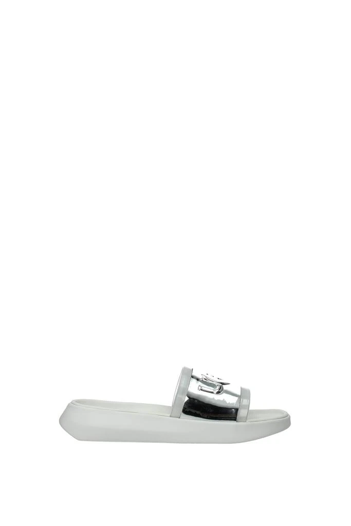 商品UGG|Slippers and clogs hilama slide Eco Leather Silver,价格¥420,第1张图片