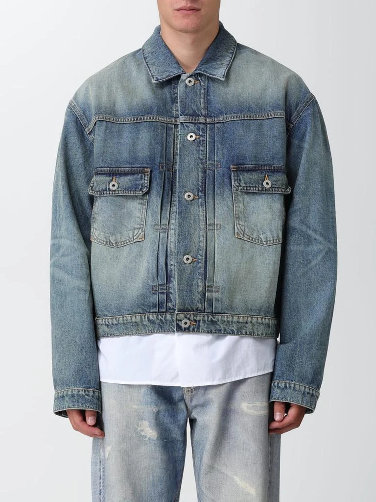 商品Kenzo|Kenzo Trucker jacket in washed denim,价格¥5435,第1张图片