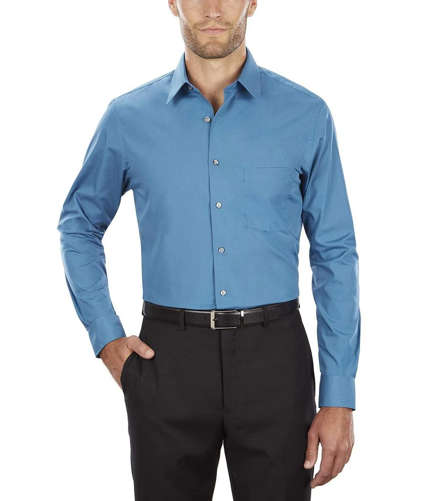 商品Van Heusen|Men's Dress Shirt Regular Fit Poplin Solid,价格¥166,第1张图片