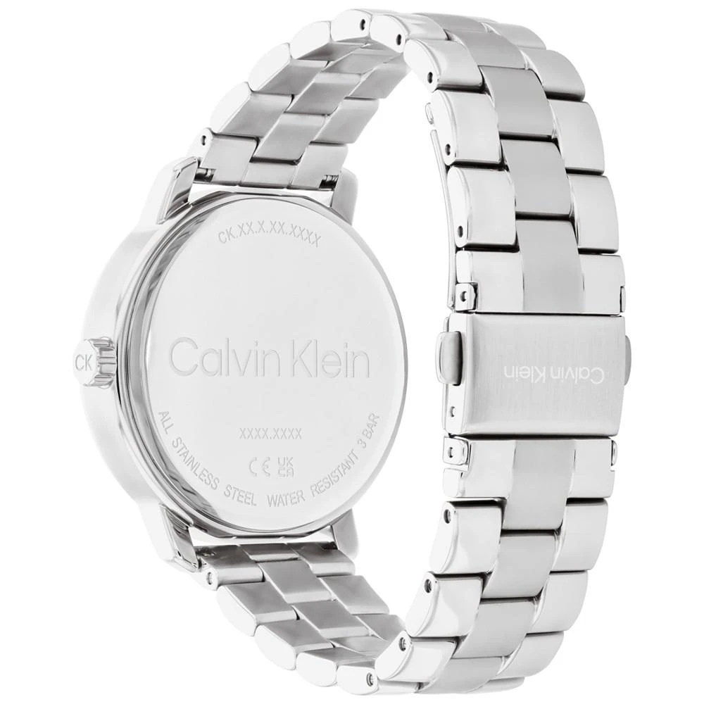 商品Calvin Klein|Women's Silver-Tone Stainless Steel Bracelet Watch 38mm,价格¥1426,第2张图片详细描述