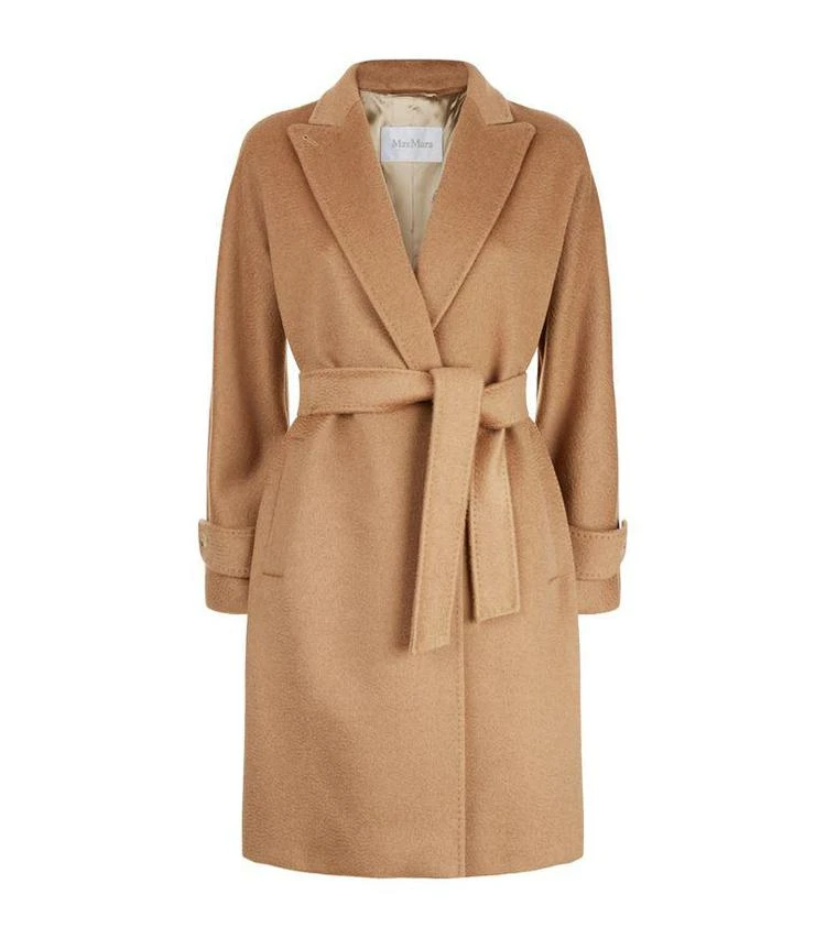 商品Max Mara|Linfa Camel Coat,价格¥13636,第1张图片