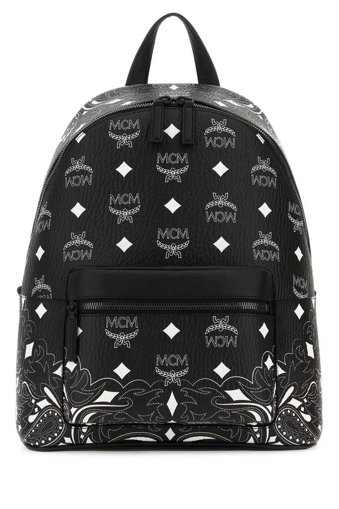 商品MCM|MCM Monogram Print Zipped Backpack,价格¥6666,第1张图片