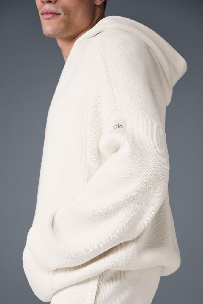 Alo Scholar Hooded Sweater - Ivory - Hoodies - Free Shipping Alo Scholar Hooded Sweater - Ivory - Hoodies - Free Shipping