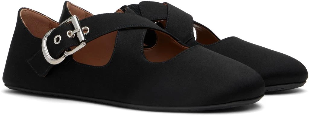 商品ALAÏA|黑色 Criss Cross 芭蕾鞋,价格¥8674,第4张图片详细描述