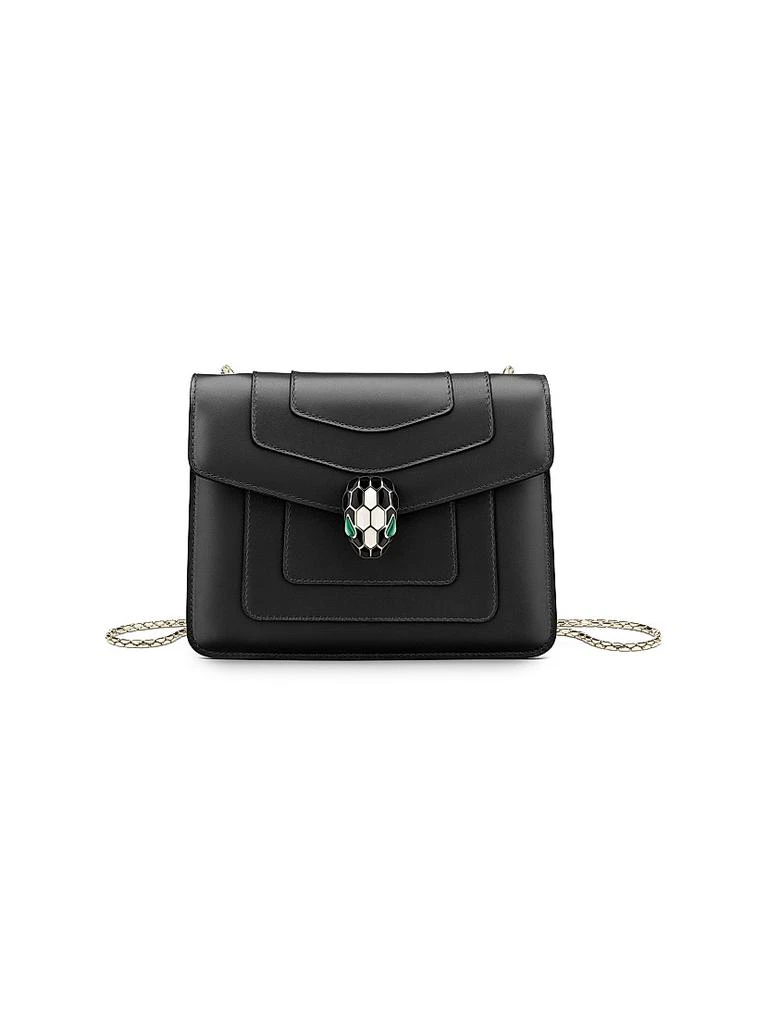 商品BVLGARI|Small Serpenti Leather Crossbody Bag,价格¥25858,第1张图片
