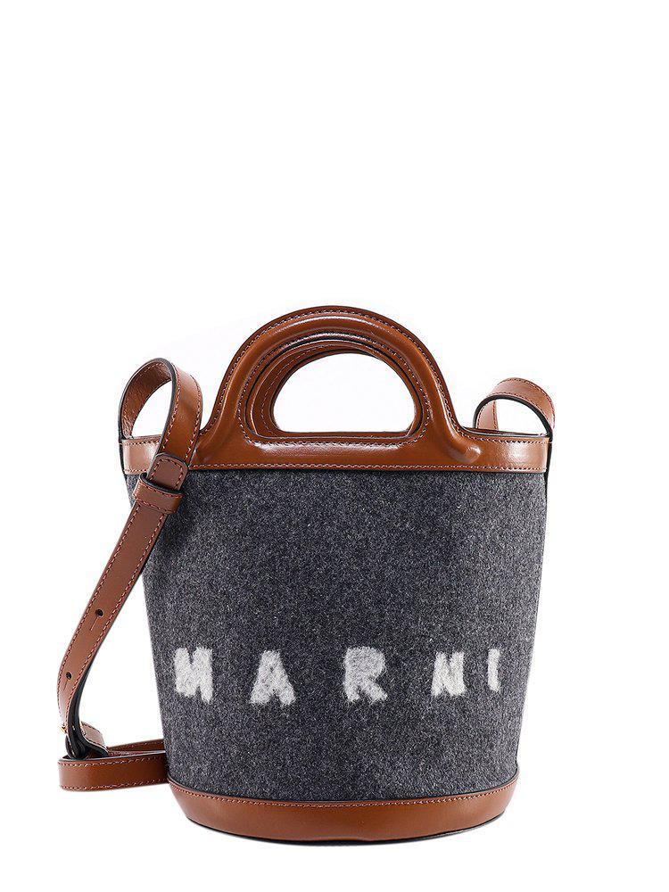 商品Marni|Marni Logo Printed Bucket Bag,价格¥4815,第1张图片