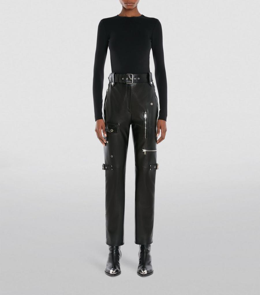 商品Alexander McQueen|Lace-Detail Long-Sleeved Top,价格¥6566,第5张图片详细描述
