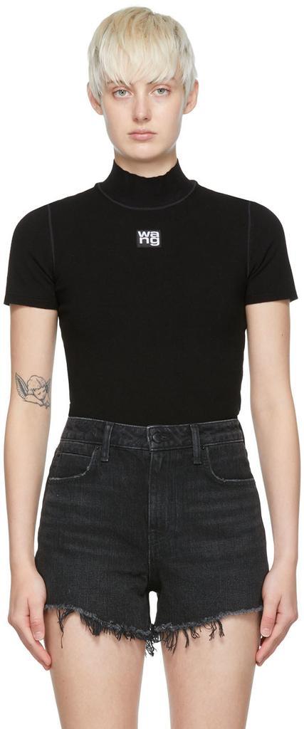 商品Alexander Wang|Black Viscose T-Shirt,价格¥1746,第1张图片