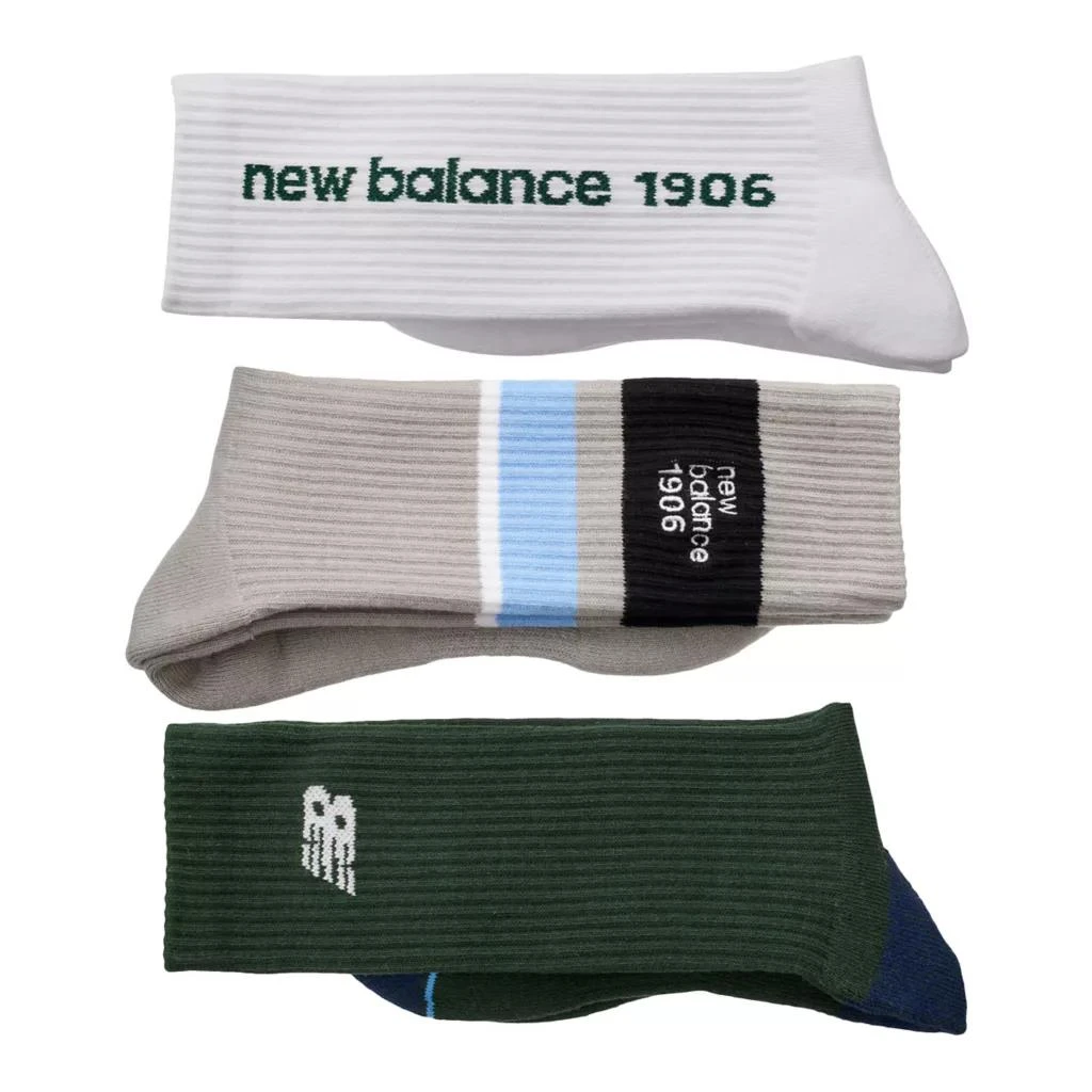 商品New Balance|Essentials Crew Sock 3 Pack,价格¥117,第2张图片详细描述