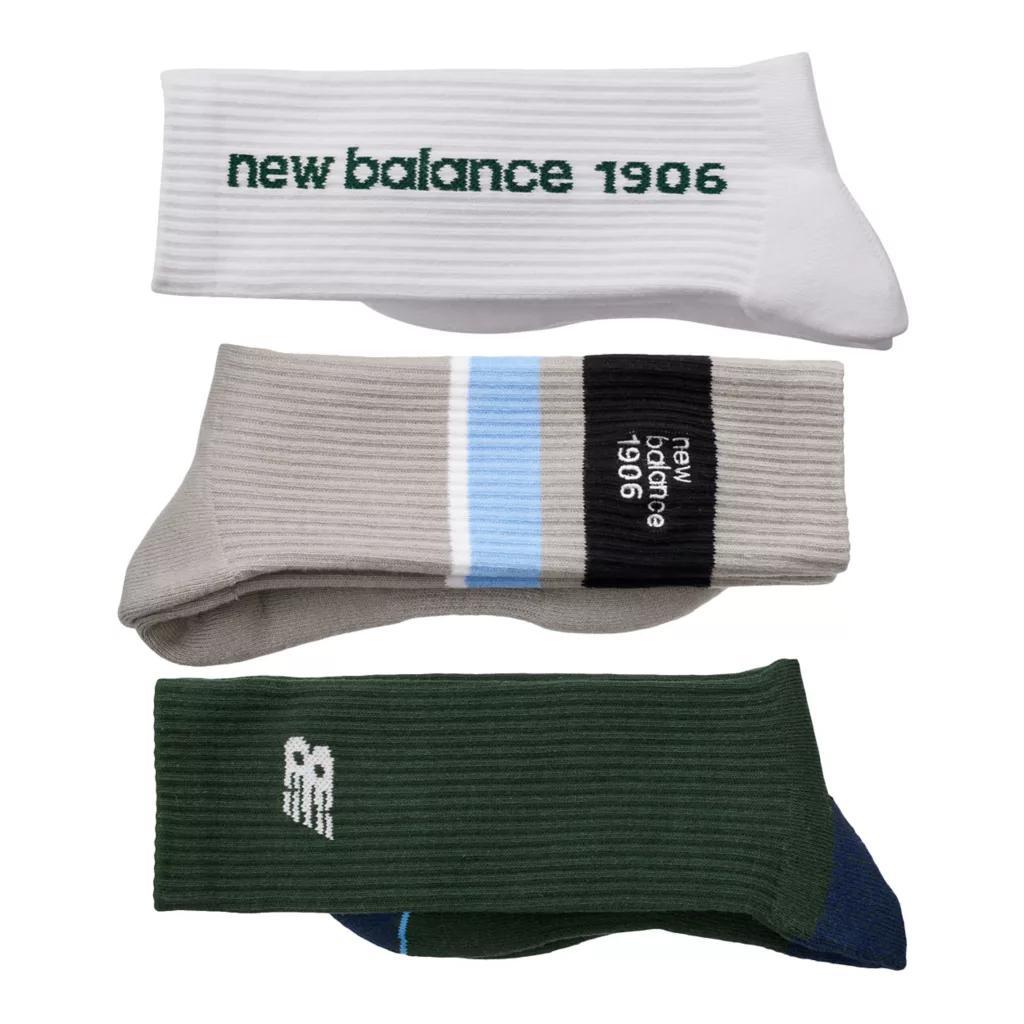 商品New Balance|Essentials Crew Socks 3 Pack,价格¥89,第4张图片详细描述