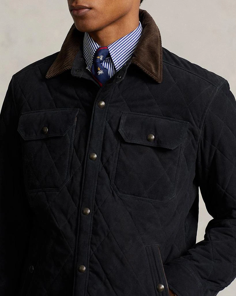 Suede Diamond Quilted Jacket 商品