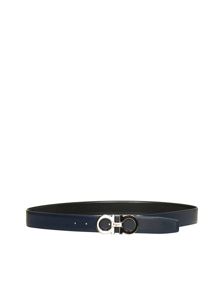 商品Salvatore Ferragamo|Ferragamo Gancini Logo Plaque Reversible Belt,价格¥2995,第2张图片详细描述