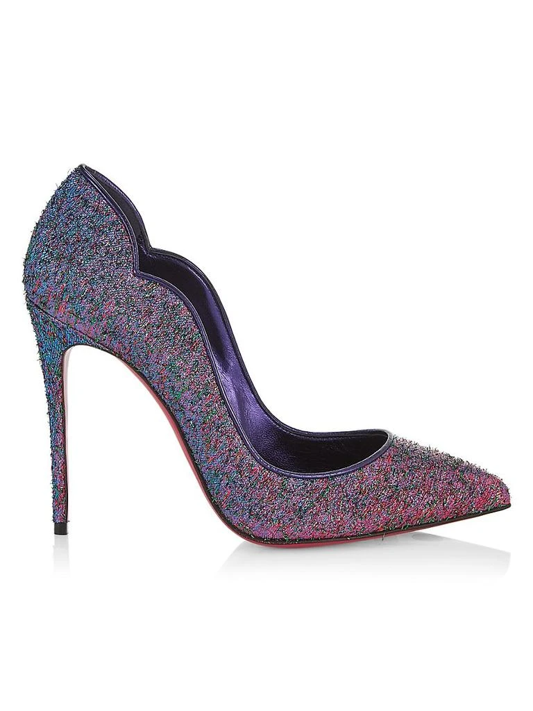 商品Christian Louboutin|Hot Chick 100 Glitter Pumps,价格¥6373,第1张图片