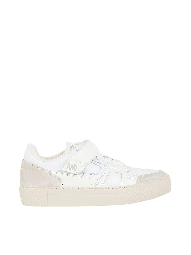 商品AMI|Ami alexandre mattiussi men's white other materials sneakers,价格¥3154,第1张图片