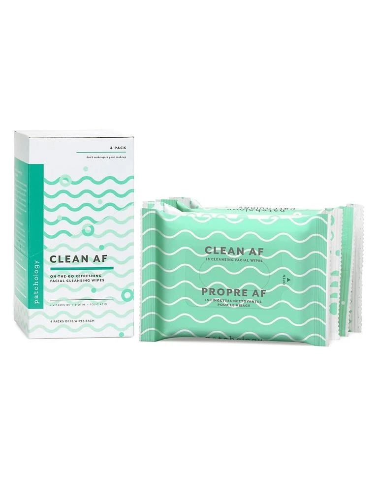 商品Patchology|Clean AF Facial Cleansing Wipes 60 Count,价格¥150,第2张图片详细描述
