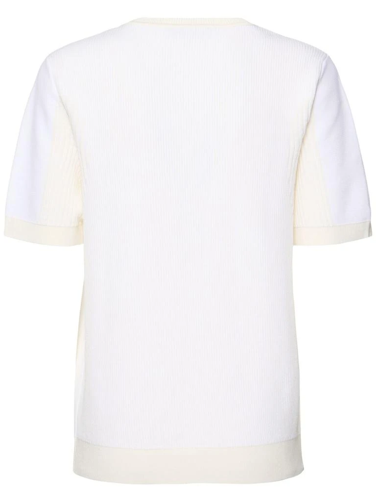 商品Lacoste|Libellule粘胶纤维混纺短袖T恤,价格¥2051,第4张图片详细描述