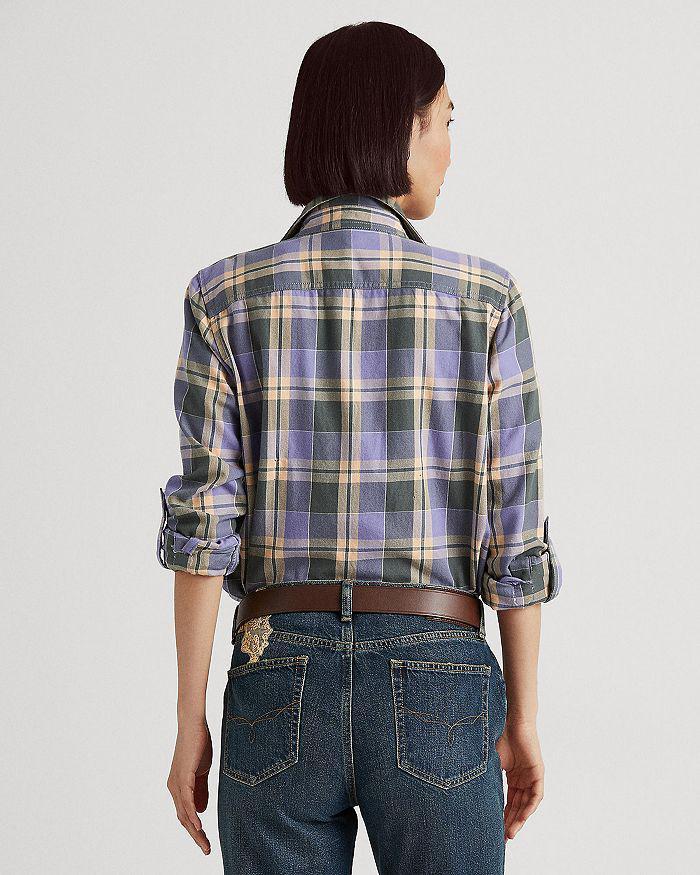 商品Ralph Lauren|Plaid Button Front Shirt,价格¥376,第5张图片详细描述