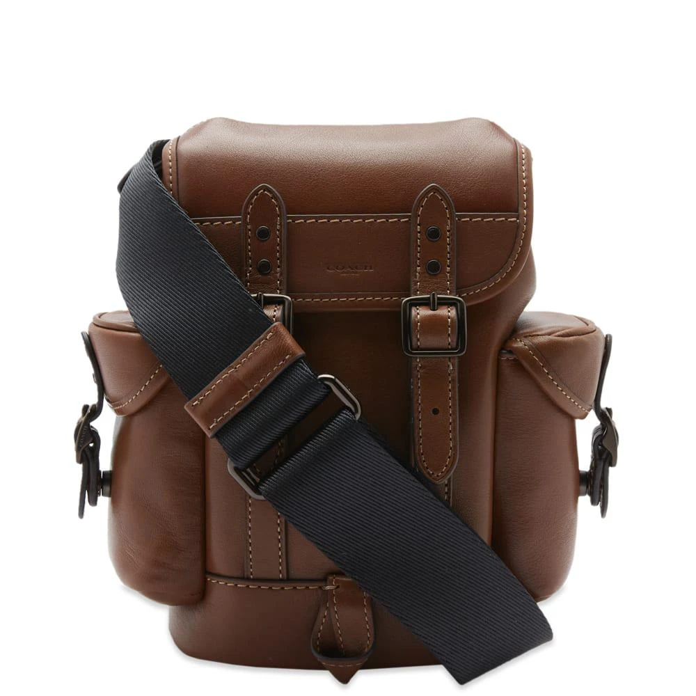 商品Coach|Coach Hitch Leather Backpack,价格¥3598,第2张图片详细描述