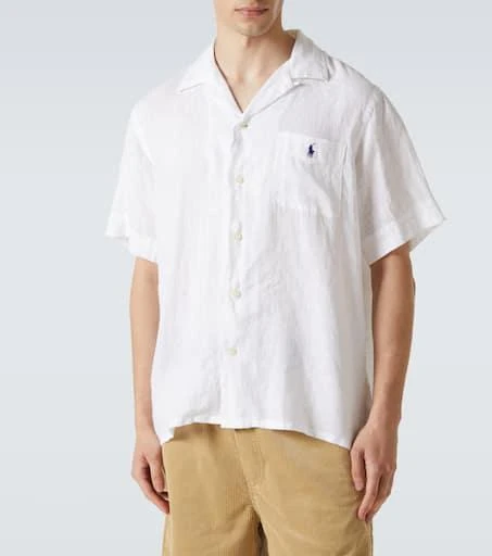 商品Ralph Lauren|Logo亚麻衬衫,价格¥1716,第3张图片详细描述