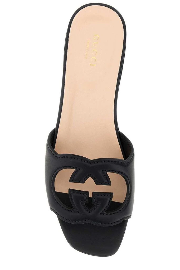 商品Gucci|Gucci Logo Cut-Out Sandals,价格¥3682,第3张图片详细描述