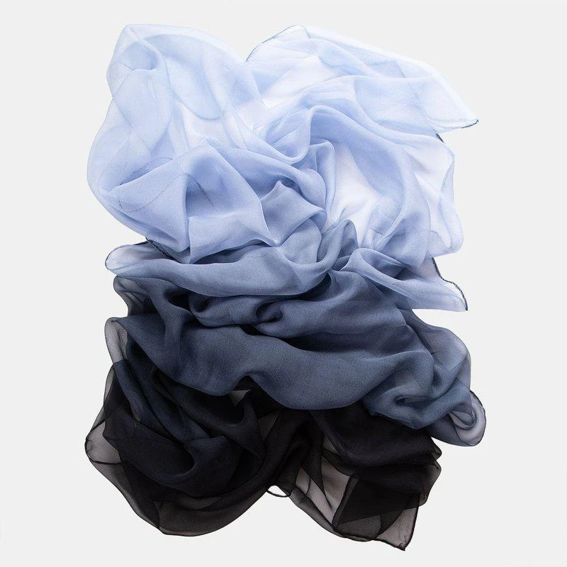 商品Elizabetta|Claudia Silk Scarf/Shawl Blue Ombré,价格¥944,第2张图片详细描述