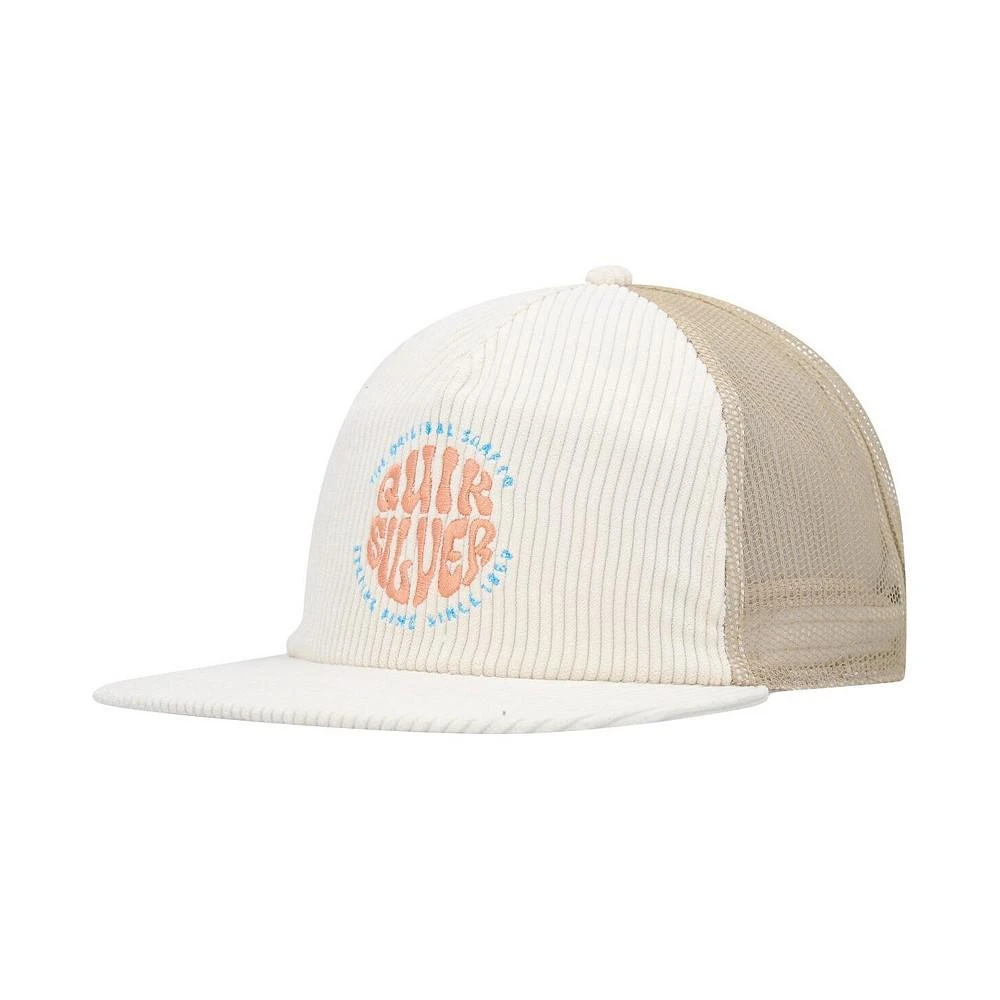 商品Quiksilver|Men's Cream Coasteeze Trucker Snapback Hat,价格¥235,第1张图片