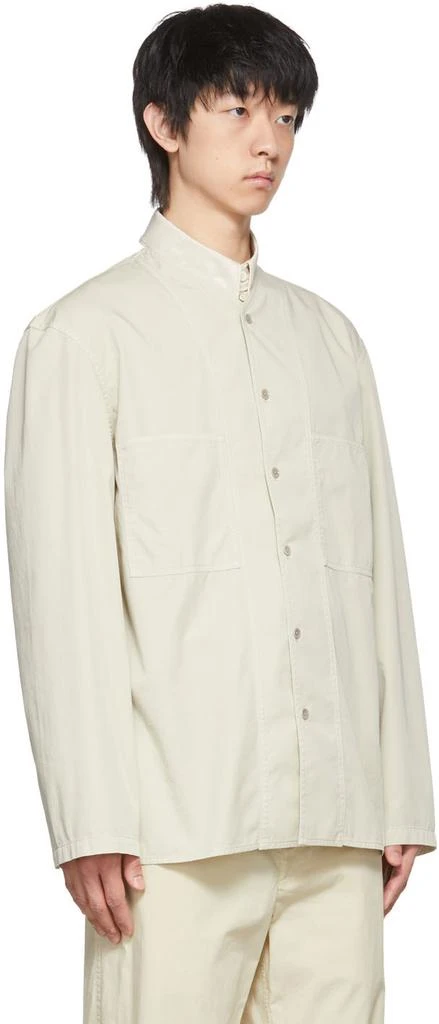 商品Lemaire|Beige Gabardine Shirt,价格¥2030,第2张图片详细描述