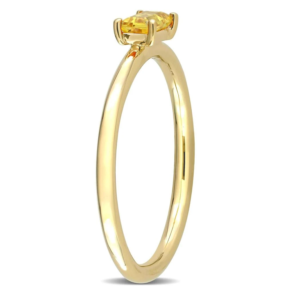 商品Julianna B|10k Yellow Gold Yellow Sapphire Stackable Ring,价格¥2863,第2张图片详细描述