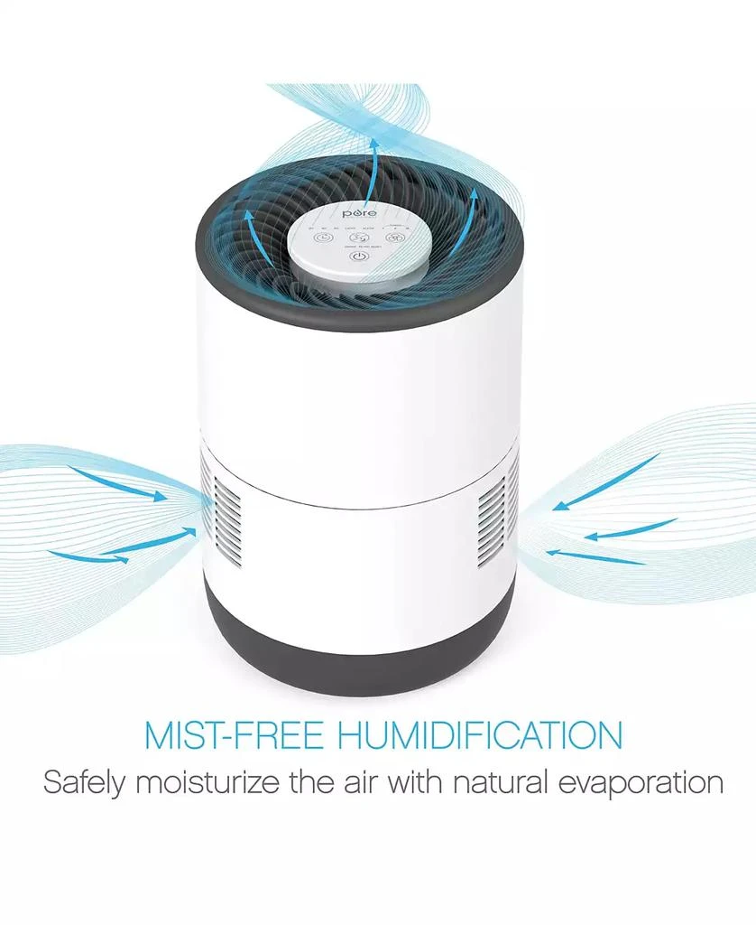 商品Pure Enrichment|MistAire Eva 4-Speed Evaporative Humidifier,价格¥618,第3张图片详细描述